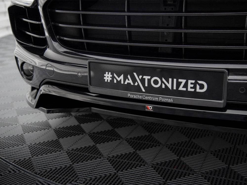 Maxton Design Front Splitter Porsche Cayenne Mk2 Facelift