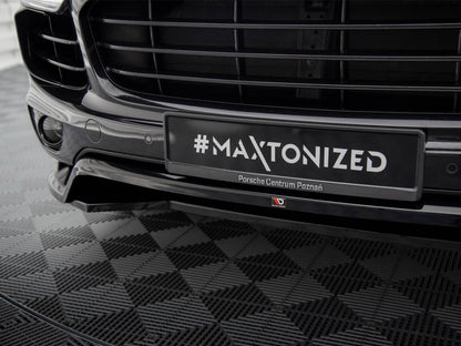 Maxton Design Front Splitter Porsche Cayenne Mk2 Facelift
