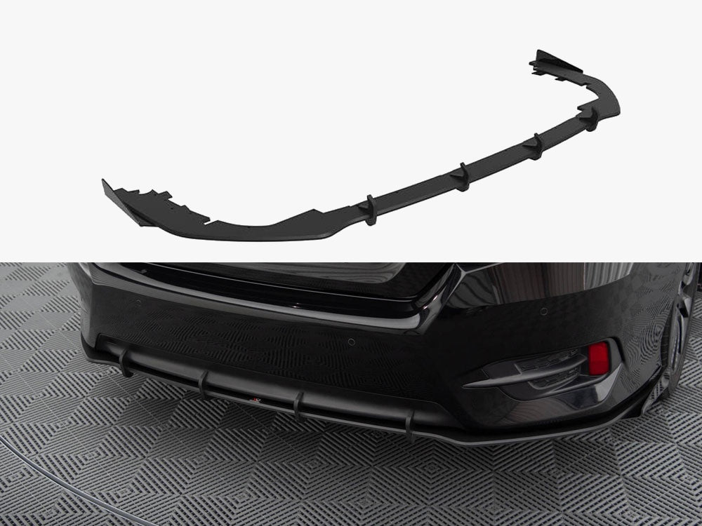 Maxton Design Street PRO Rear Diffuser + Flaps Honda Civic Mk10