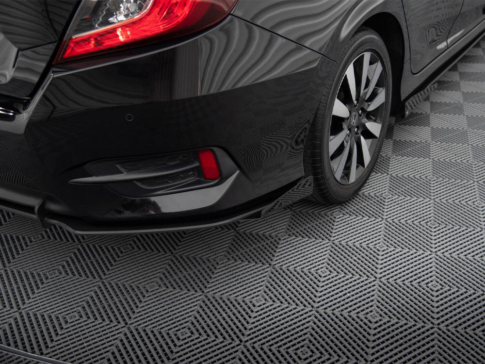 Maxton Design Street PRO Rear Diffuser + Flaps Honda Civic Mk10