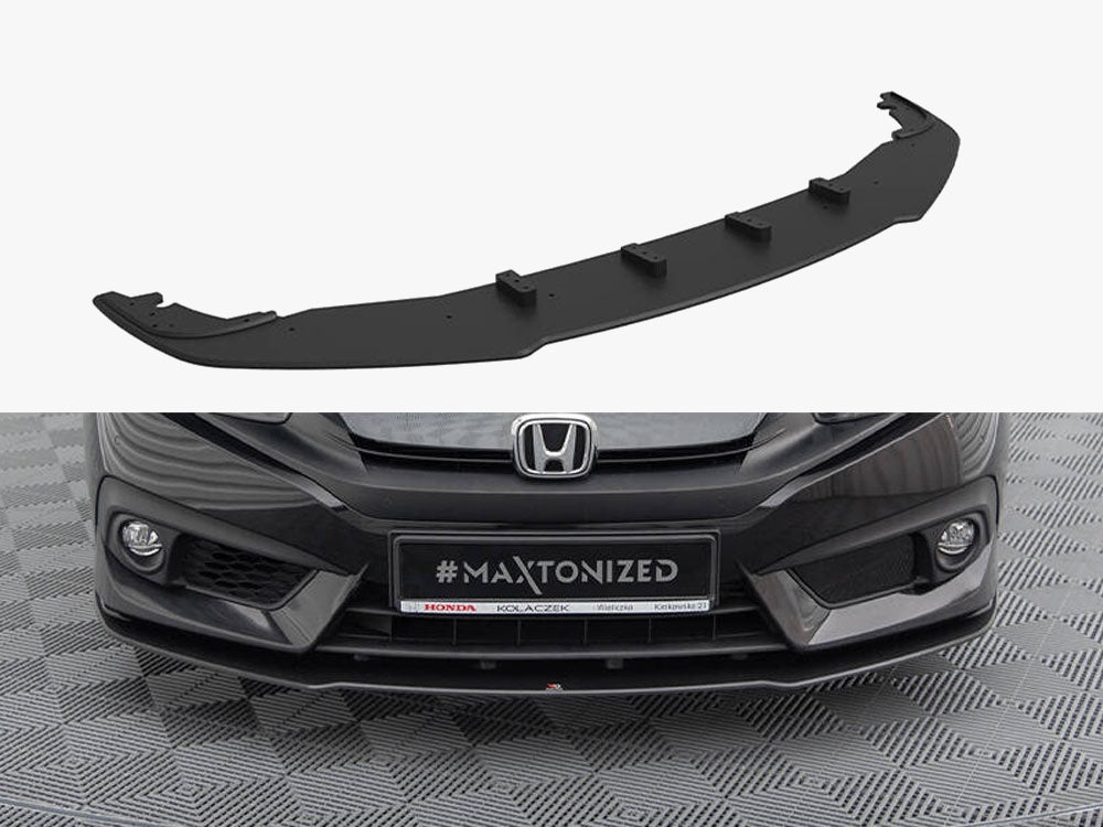 Maxton Design Street PRO Front Splitter Honda Civic Mk10