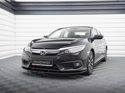 Maxton Design Street PRO Front Splitter Honda Civic Mk10