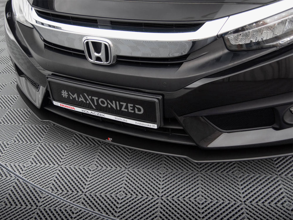 Maxton Design Street PRO Front Splitter Honda Civic Mk10