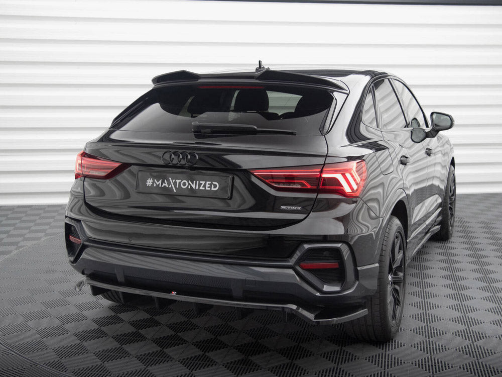 Maxton Design Central Rear Splitter (Vertical Bars) Audi Q3 Sportback F3