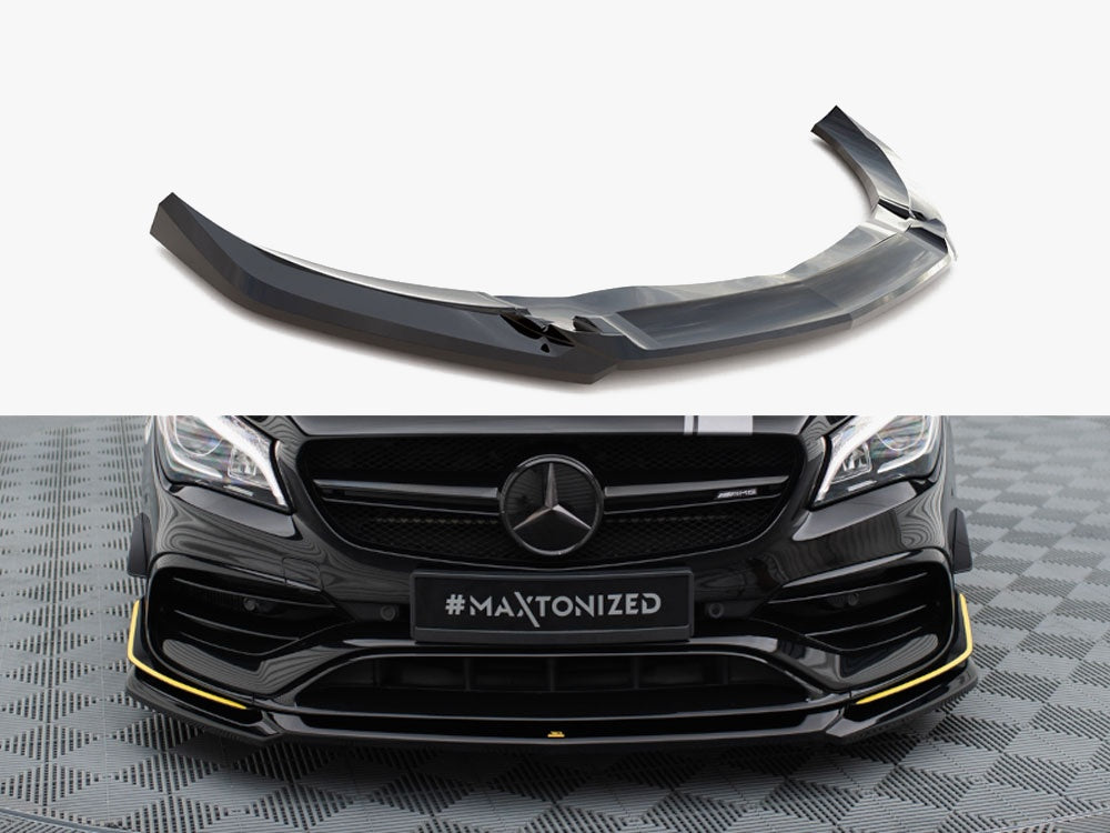 Maxton Design Front Splitter V.4 Mercedes-AMG CLA 45 Aero C117 Facelift