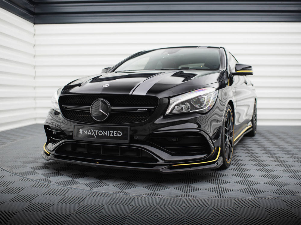 Maxton Design Front Splitter V.4 Mercedes-AMG CLA 45 Aero C117 Facelift