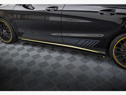 Maxton Design Side Skirts Diffusers Mercedes-AMG CLA 45 C117 Facelift