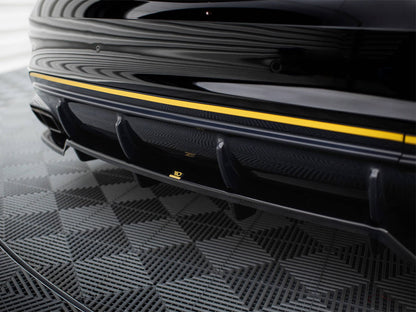 Maxton Design Rear Splitter (Vertical Bars) Mercedes-AMG CLA 45 C117 Facelift