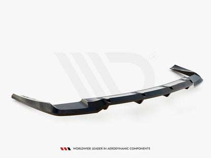 Maxton Design Rear Splitter (Vertical Bars) Mercedes-AMG CLA 45 C117 Facelift