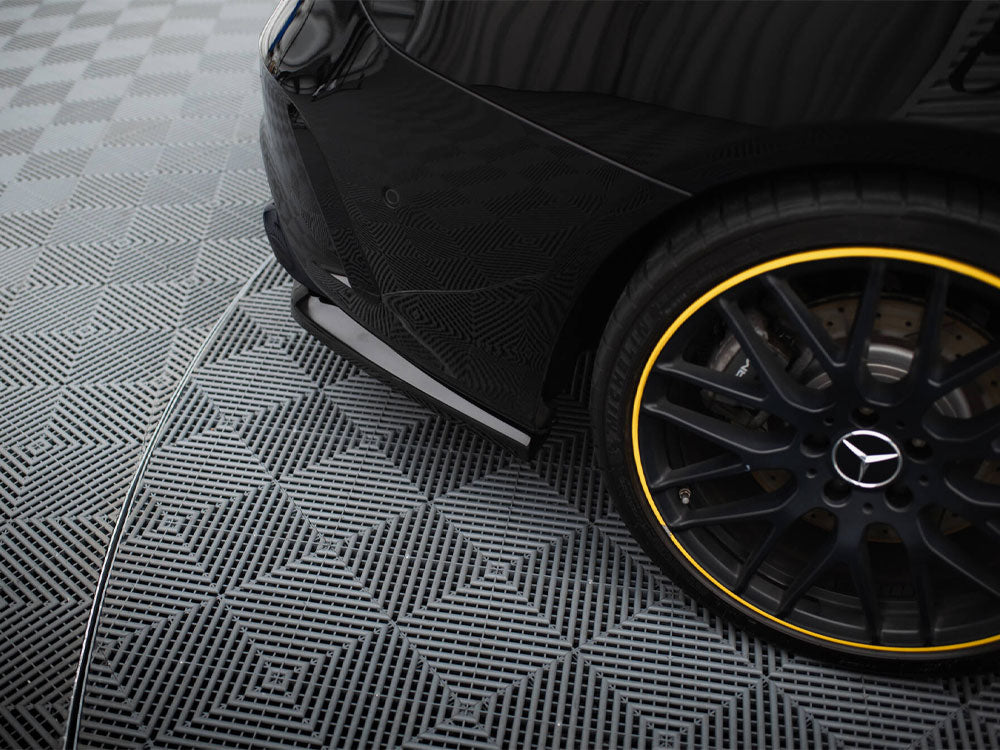 Maxton Design Rear Splitter (Vertical Bars) Mercedes-AMG CLA 45 C117 Facelift