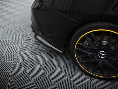 Maxton Design Rear Splitter (Vertical Bars) Mercedes-AMG CLA 45 C117 Facelift