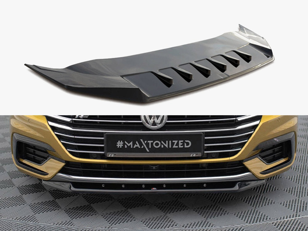 Maxton Design Front Splitter V.2 VW Arteon R-Line - Carbon Look