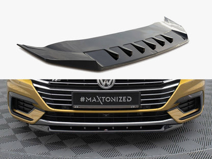 Maxton Design Front Splitter V.2 VW Arteon R-Line - Carbon Look