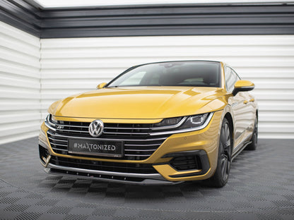 Maxton Design Front Splitter V.2 VW Arteon R-Line - Carbon Look