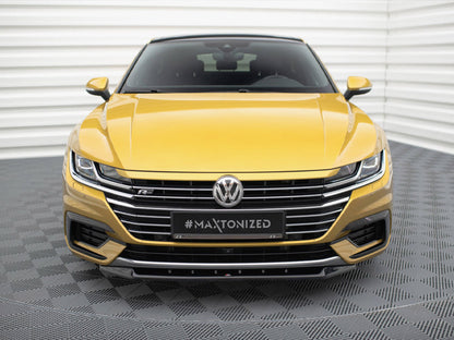 Maxton Design Front Splitter V.2 VW Arteon R-Line - Carbon Look