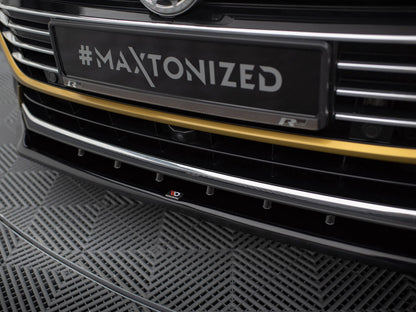 Maxton Design Front Splitter V.2 VW Arteon R-Line - Carbon Look