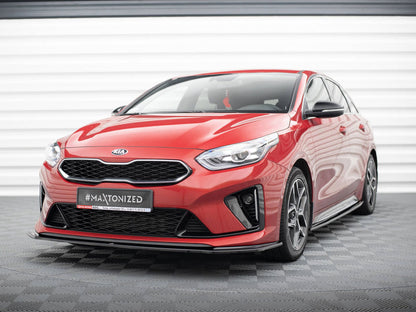 Maxton Design Front Splitter V.3 Kia Ceed GT / GT-Line Mk3 / ProCeed Mk1