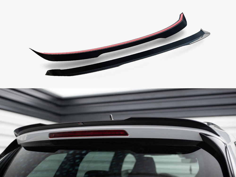 Maxton Design Spoiler CAP V.1 Skoda Kodiaq Mk1 Sportline / RS - Carbon Look