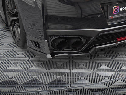 Maxton Design Rear Side Splitters Nissan GTR R35 Facelift