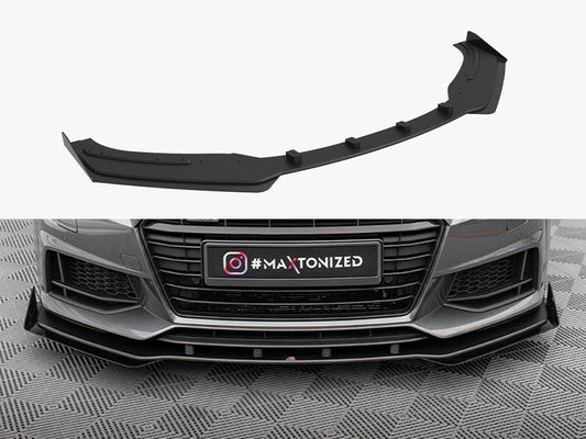 Maxton Design Street PRO Front Splitter + Flaps Audi TT S / S-Line 8S