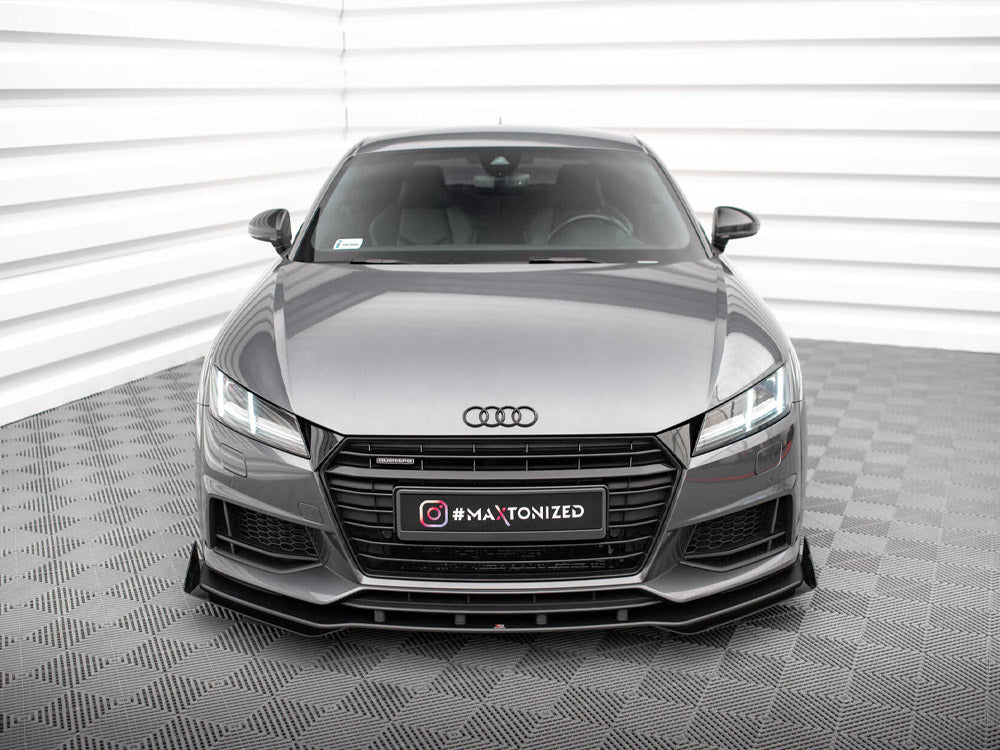 Maxton Design Street PRO Front Splitter + Flaps Audi TT S / S-Line 8S