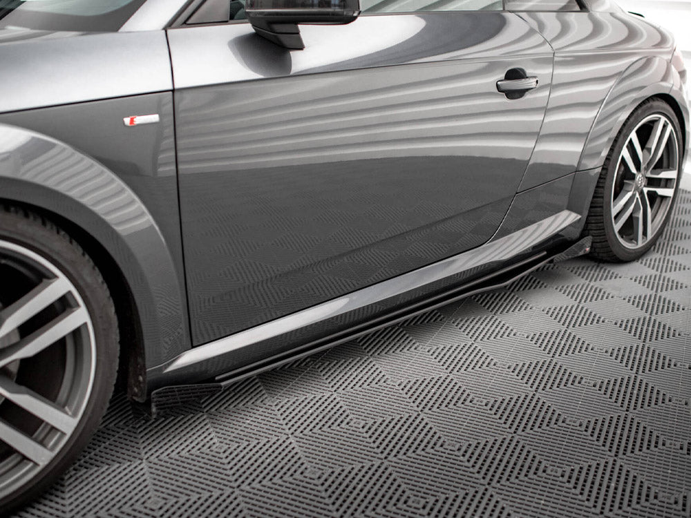 Maxton Design Street PRO Side Skirts Diffusers + Flaps Audi TT S / S-Line 8S