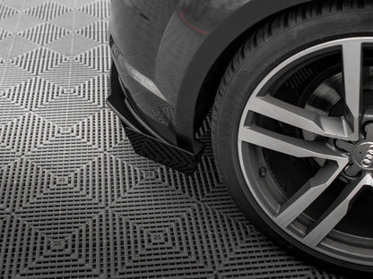 Maxton Design Street Pro Rear Side Splitters + Flaps Audi TT S-Line 8S