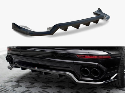 Maxton Design Rear Splitter (Vertical Bars) Porsche Cayenne Mk2 Facelift