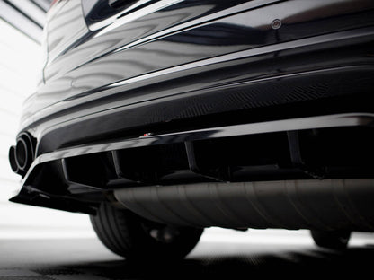 Maxton Design Rear Splitter (Vertical Bars) Porsche Cayenne Mk2 Facelift