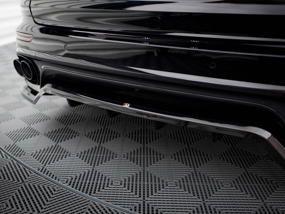Maxton Design Rear Splitter (Vertical Bars) Porsche Cayenne Mk2 Facelift