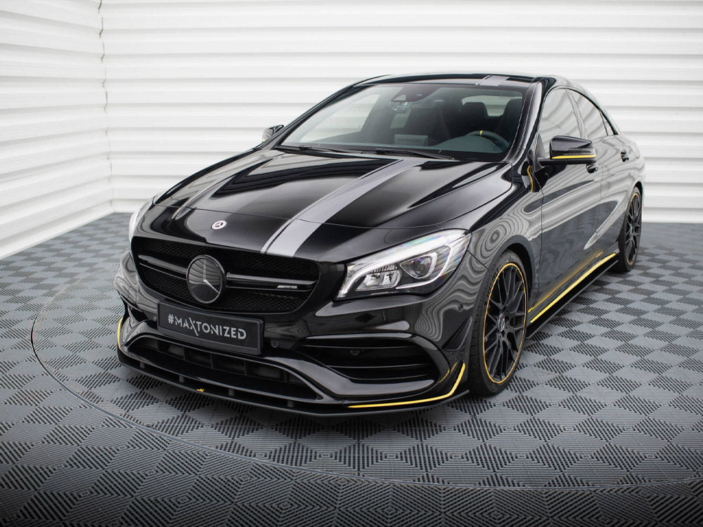 Maxton Design Street PRO Front Splitter Mercedes-AMG CLA 45 Aero C117 Facelift