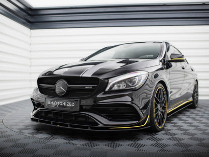 Maxton Design Street PRO Front Splitter Mercedes-AMG CLA 45 Aero C117 Facelift