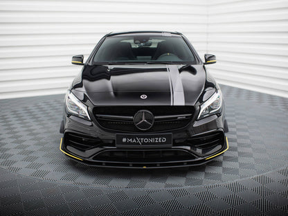Maxton Design Street PRO Front Splitter Mercedes-AMG CLA 45 Aero C117 Facelift