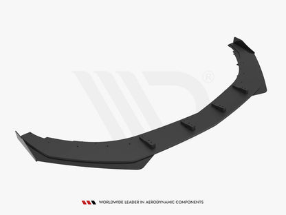 Maxton Design Street PRO Front Splitter + Flaps Mercedes-AMG CLA 45 Aero C117 Facelift