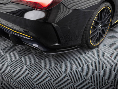 Maxton Design Street Pro Rear Side Splitters Mercedes-AMG CLA 45 C117 Facelift