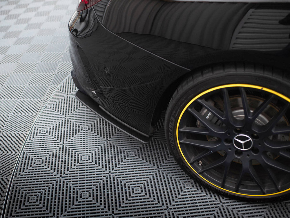 Maxton Design Street Pro Rear Side Splitters Mercedes-AMG CLA 45 C117 Facelift