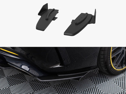 Maxton Design Street Pro Rear Side Splitters + Flaps Mercedes-AMG CLA 45 C117 Facelift