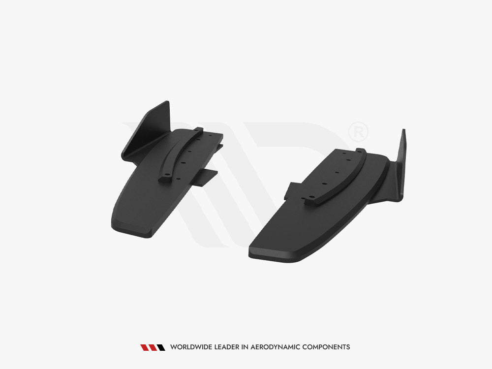 Maxton Design Street Pro Rear Side Splitters + Flaps Mercedes-AMG CLA 45 C117 Facelift