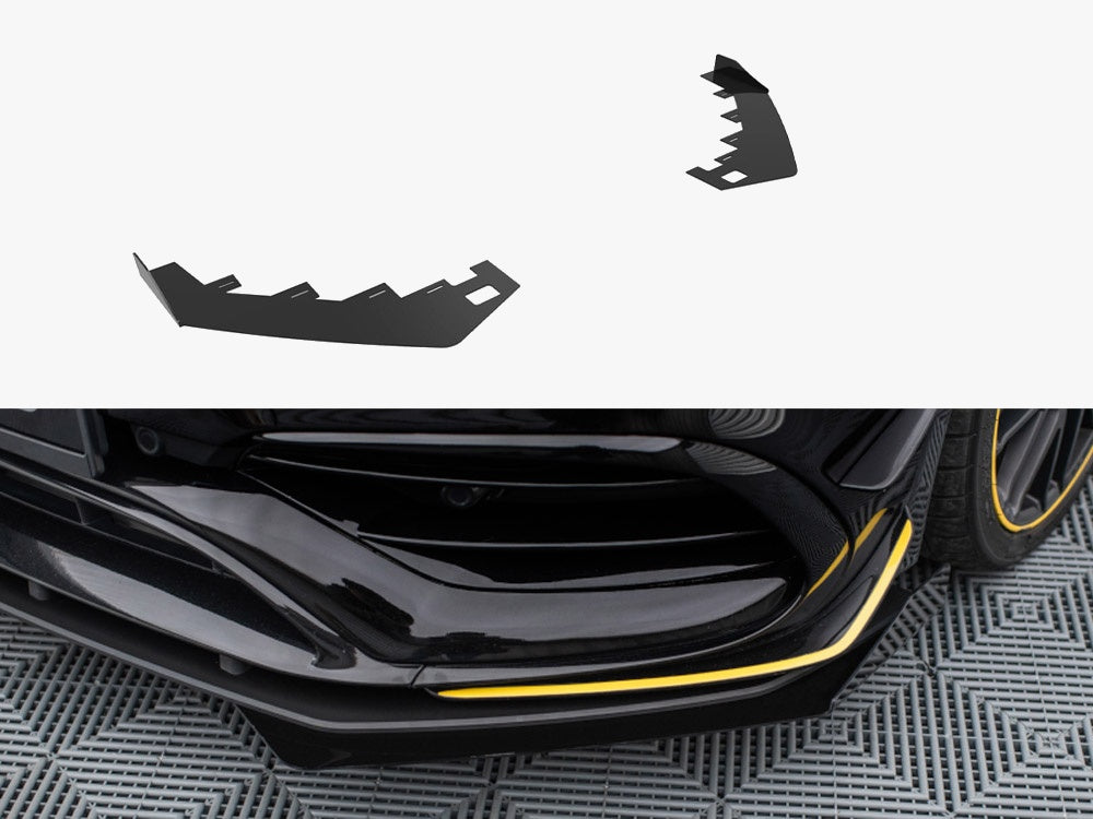 Maxton Design Front Flaps Mercedes-AMG CLA 45 Aero C117 Facelift