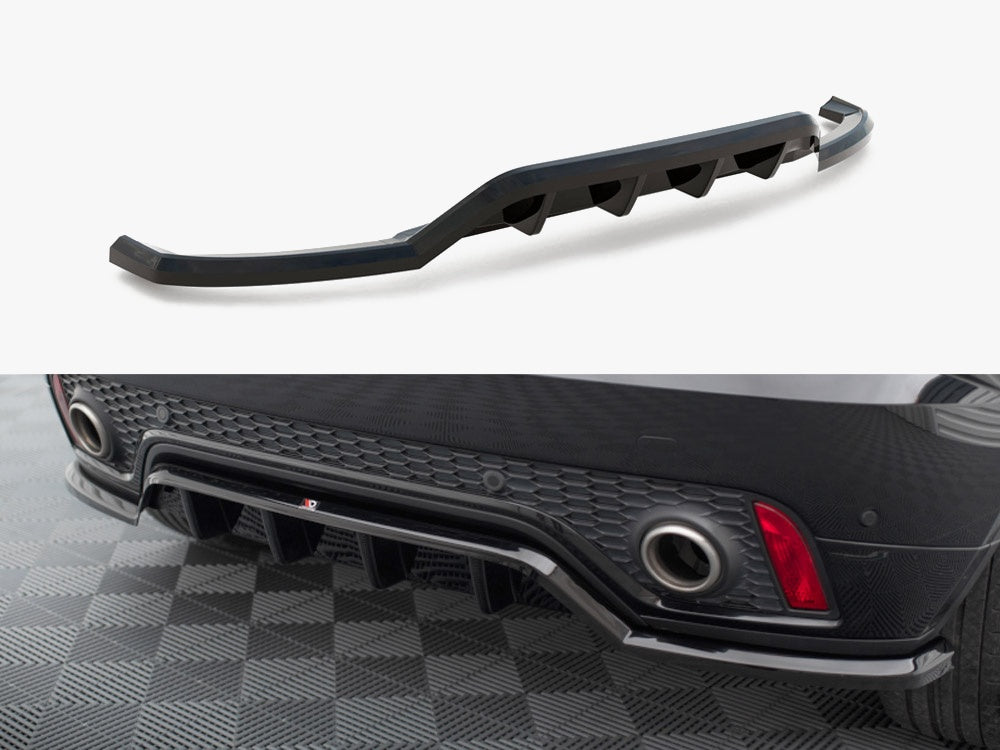 Maxton Design Central Rear Splitter (Vertical Bars) Jaguar E-Pace R-Dynamic Mk1