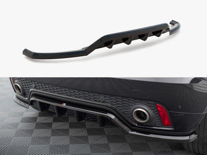 Maxton Design Central Rear Splitter (Vertical Bars) Jaguar E-Pace R-Dynamic Mk1