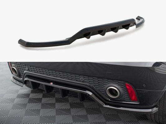 Maxton Design Central Rear Splitter (Vertical Bars) Jaguar E-Pace R-Dynamic Mk1