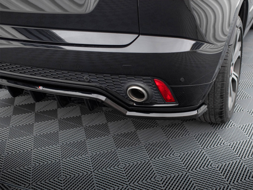 Maxton Design Central Rear Splitter (Vertical Bars) Jaguar E-Pace R-Dynamic Mk1