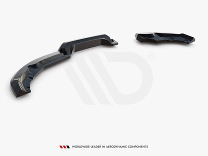 Maxton Design Rear Splitter (Vertical Bars) Renault Clio R.S. Line Mk5