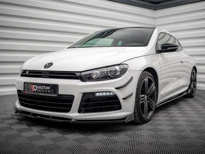 Maxton Design Front Splitter V.3 + Flaps Volkswagen Scirocco R Mk3
