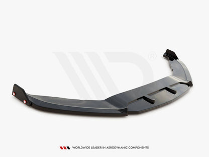 Maxton Design Front Splitter V.3 + Flaps Volkswagen Scirocco R Mk3
