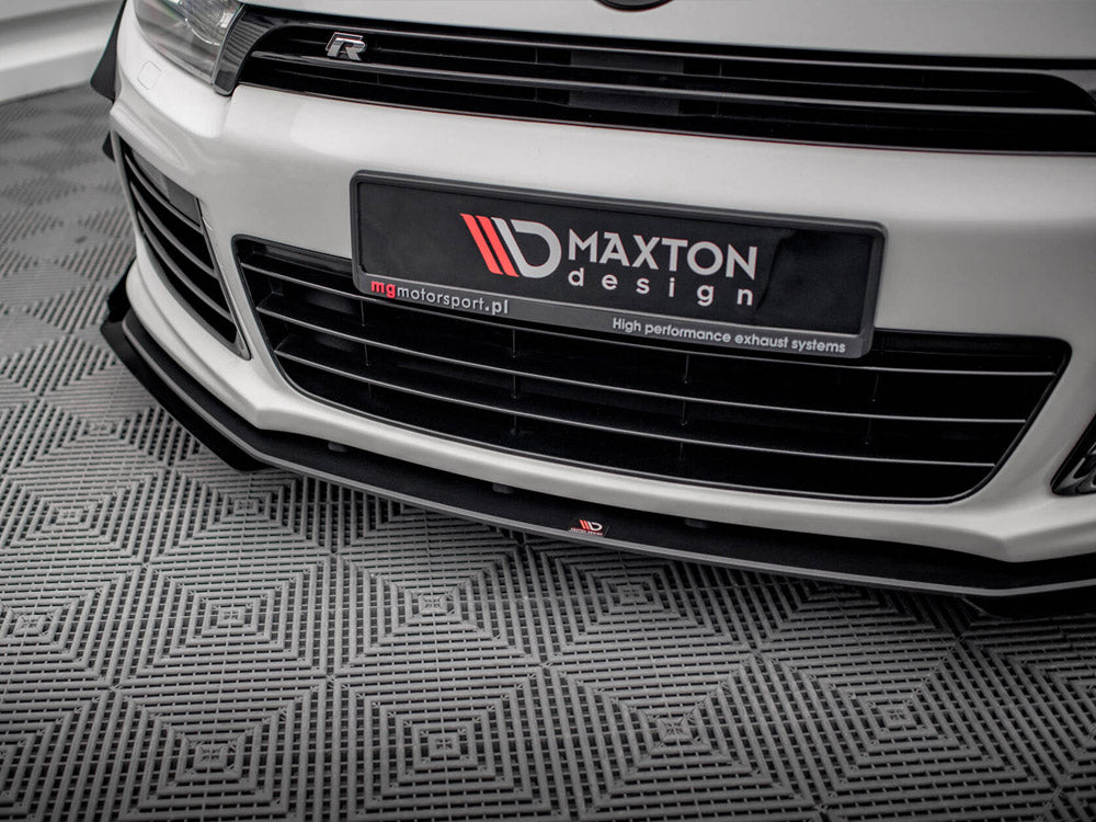 Maxton Design Street PRO Front Splitter + Flaps Volkswagen Scirocco R Mk3