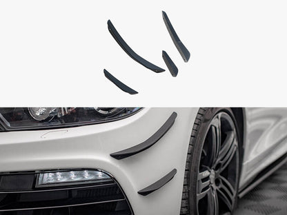 Maxton Design Front Bumper Wings (Canards) Volkswagen Scirocco R Mk3