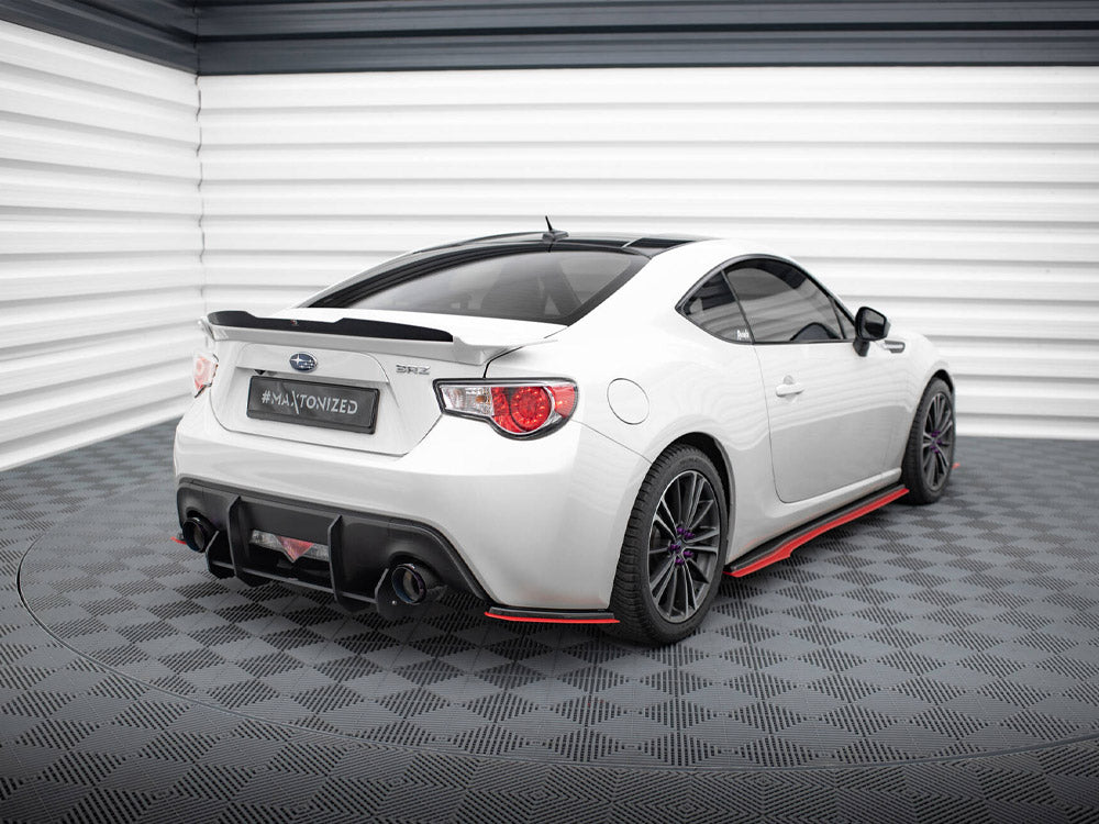 Maxton Design Rear Side Splitters V.2 Subaru BRZ Mk1 / Mk1 Facelift