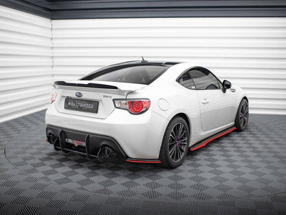 Maxton Design Rear Side Splitters V.2 Subaru BRZ Mk1 / Mk1 Facelift